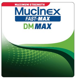 MAXIMUM STRENGTH MUCINEX FAST-MAX DM MAX
