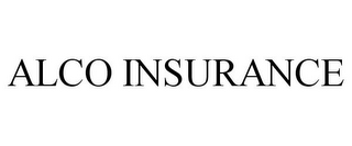 ALCO INSURANCE
