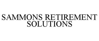 SAMMONS RETIREMENT SOLUTIONS