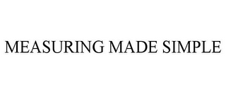 MEASURING MADE SIMPLE