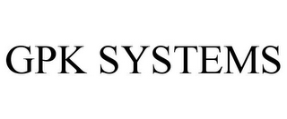GPK SYSTEMS