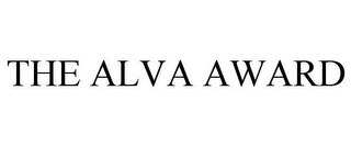 THE ALVA AWARD