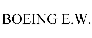 BOEING E.W.