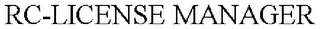 RC-LICENSE MANAGER