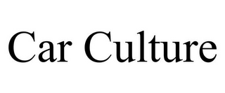 CAR CULTURE