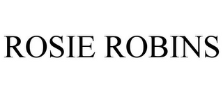 ROSIE ROBINS