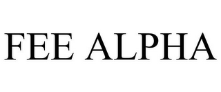 FEE ALPHA