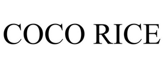 COCO RICE