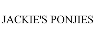 JACKIE'S PONJIES