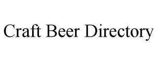 CRAFT BEER DIRECTORY