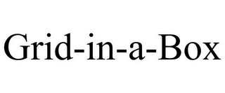 GRID-IN-A-BOX