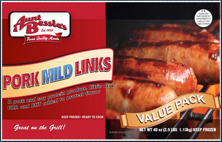 AUNT BESSIE'S PORK MILD LINKS