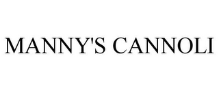 MANNY'S CANNOLI