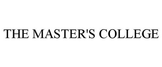 THE MASTER'S COLLEGE