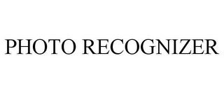 PHOTO RECOGNIZER