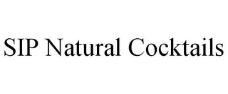 SIP NATURAL COCKTAILS
