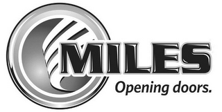 MILES OPENING DOORS.