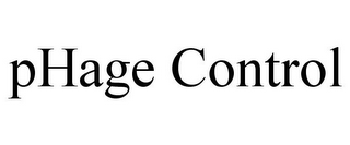PHAGE CONTROL