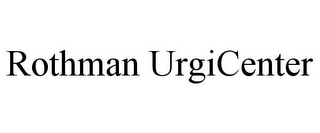 ROTHMAN URGICENTER