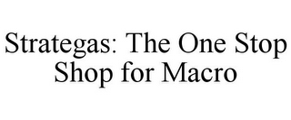 STRATEGAS: THE ONE STOP SHOP FOR MACRO