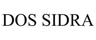 DOS SIDRA