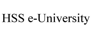 HSS E-UNIVERSITY