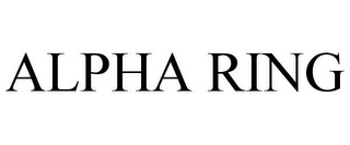 ALPHA RING