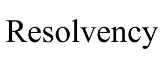 RESOLVENCY