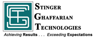 SGT STINGER GHAFFARIAN TECHNOLOGIES ACHIEVING RESULTS . . . EXCEEDING EXPECTATIONS