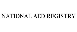 NATIONAL AED REGISTRY