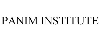 PANIM INSTITUTE
