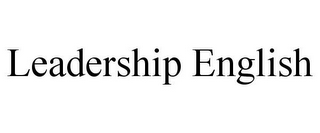 LEADERSHIP ENGLISH