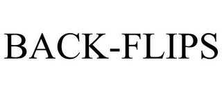 BACK-FLIPS