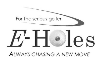E-HOLES FOR THE SERIOUS GOLFER ALWAYS CHASING A NEW MOVE