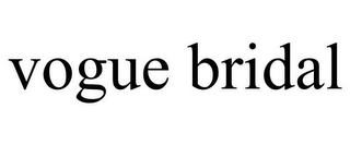 VOGUE BRIDAL