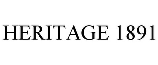 HERITAGE 1891