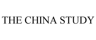 THE CHINA STUDY