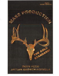 PANTHER OUTDOORS MASS PRODUCTION THE GOLD STANDARD! DEER FEED ANTLER GROWTH FORMULA