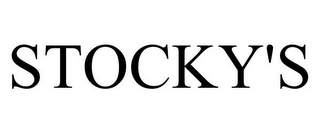 STOCKY'S