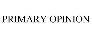 PRIMARY OPINION