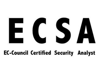 ECSA EC-COUNCIL CERTIFIED SECURITY ANALYST