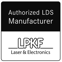 AUTHORIZED LDS MANUFACTURER LPKF LASER & ELECTRONICS