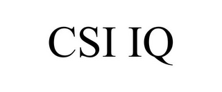 CSI IQ