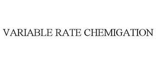 VARIABLE RATE CHEMIGATION