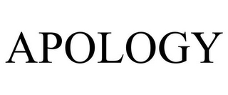 APOLOGY