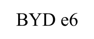 BYD E6
