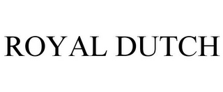 ROYAL DUTCH
