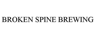 BROKEN SPINE BREWING
