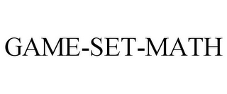 GAME-SET-MATH