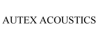 AUTEX ACOUSTICS